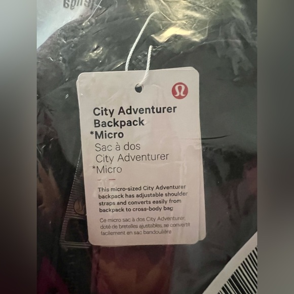 NEW RARE Lululemon City Adventurer Backpack Micro 3L NWT NIP main image 4